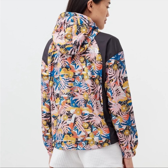 The North Face Hydrenaline 2000 Windwall Jacket Black Multicolored Print NWT - Picture 5 of 17